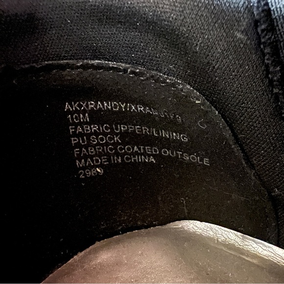 Black Anne Klein Ankle Boots Size 10 - Picture 16 of 16